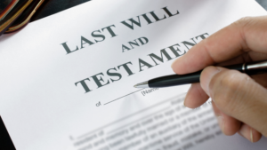 last will and testament